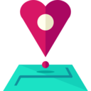 signs,heart,maps and location,pin,placeholder,gps,love and romance,wedding location ok 